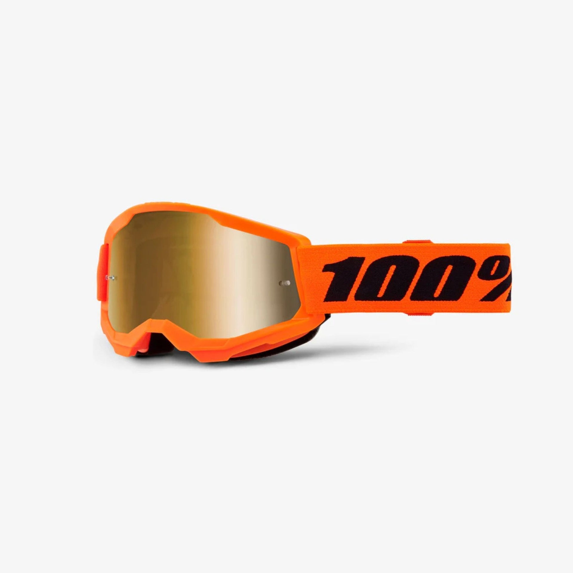 Goggles para niño 100% Strata 2 junior Neon Orange - Mica Transparente
